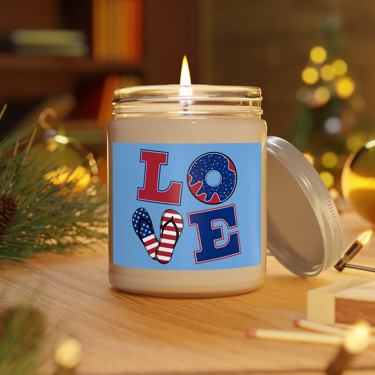 Patriotic Love Scented Candles, 9oz
