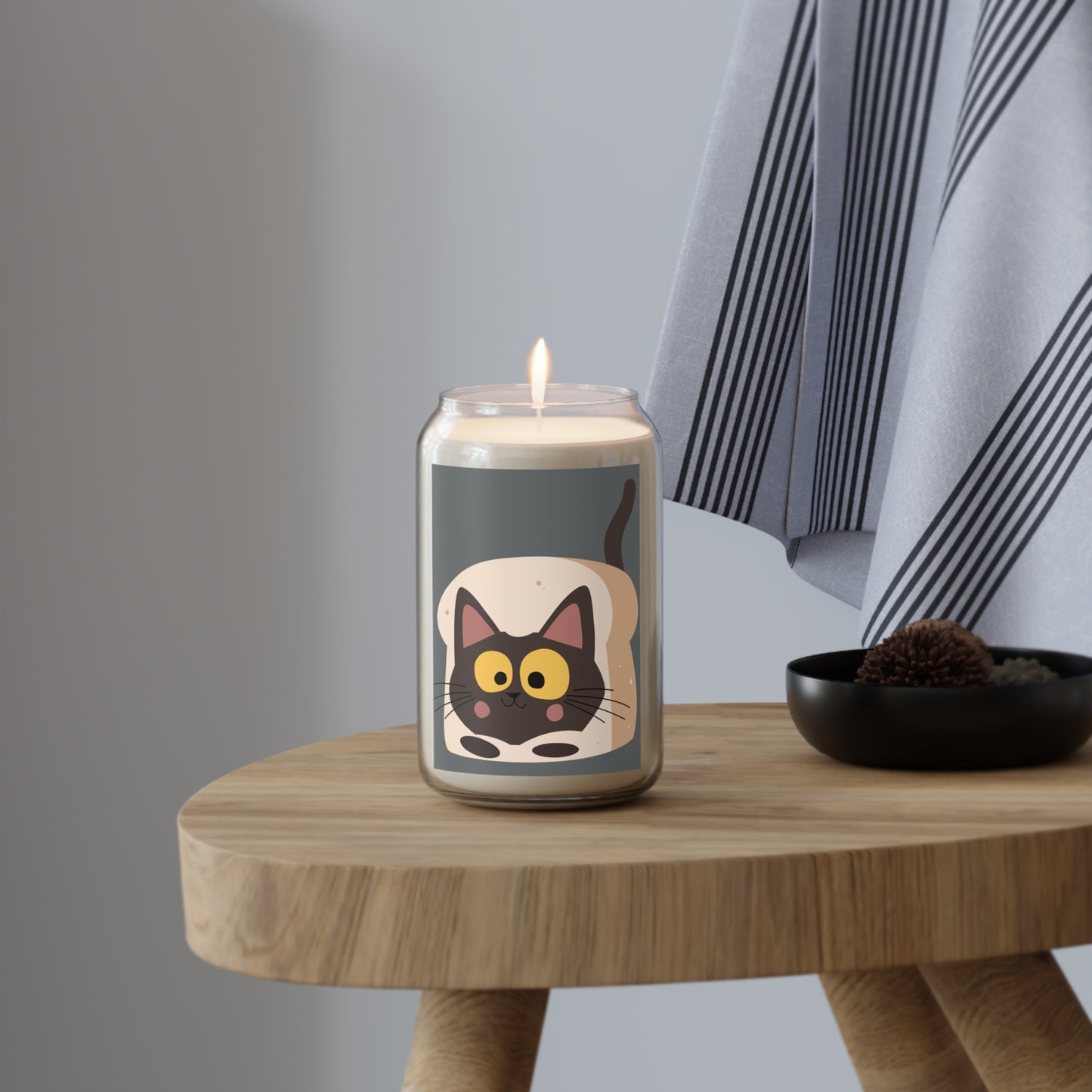 Cat and Toast Scented Candle, 13.75oz