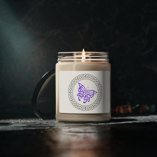 Celtic Butterfly Scented Soy Candle, 9oz