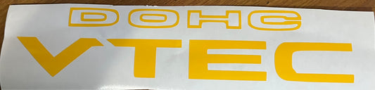 Vtec DOHC replica decal for 91-96 Honda Prelude multiple color options