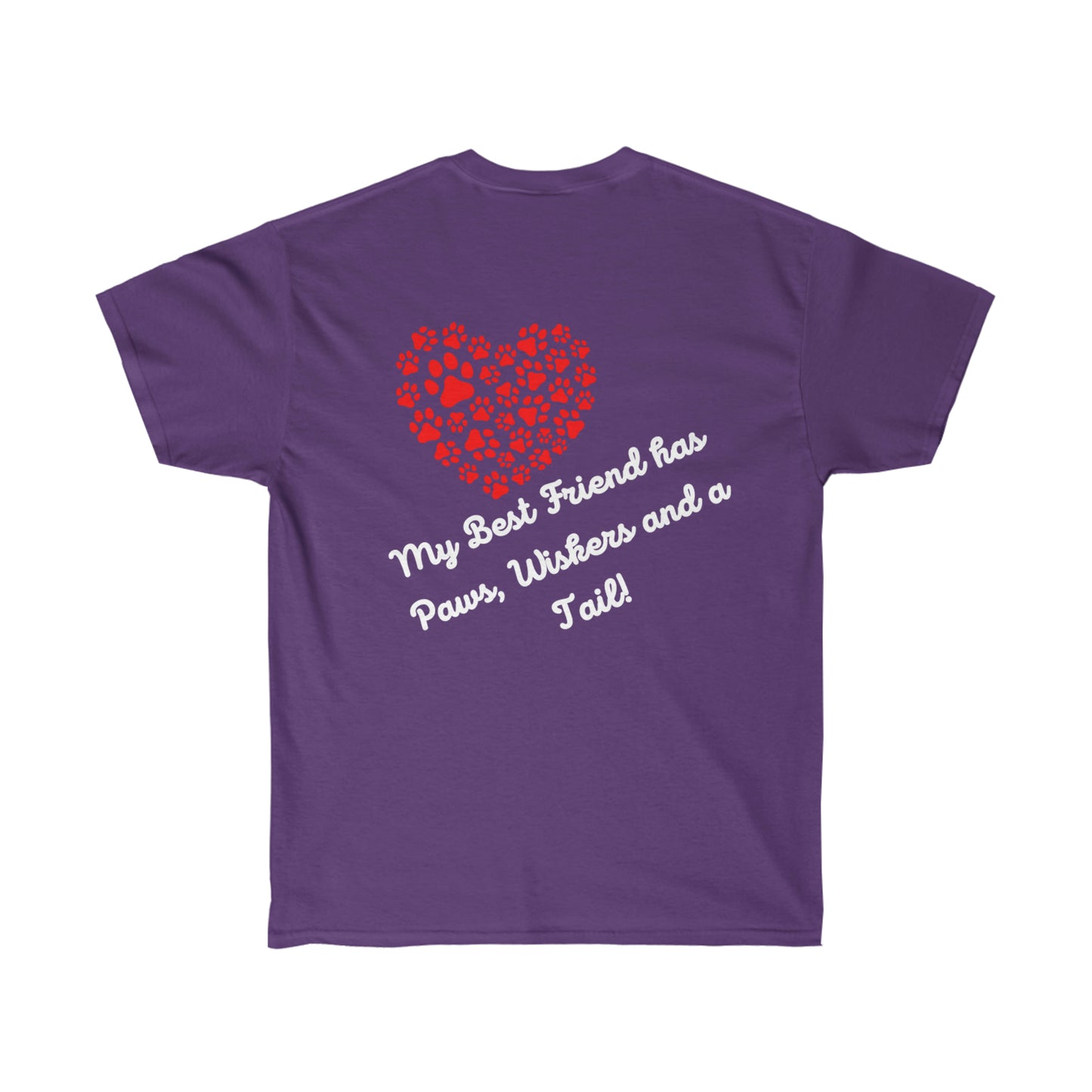 Paw Prints on my Heart Best Friend Cotton Tee