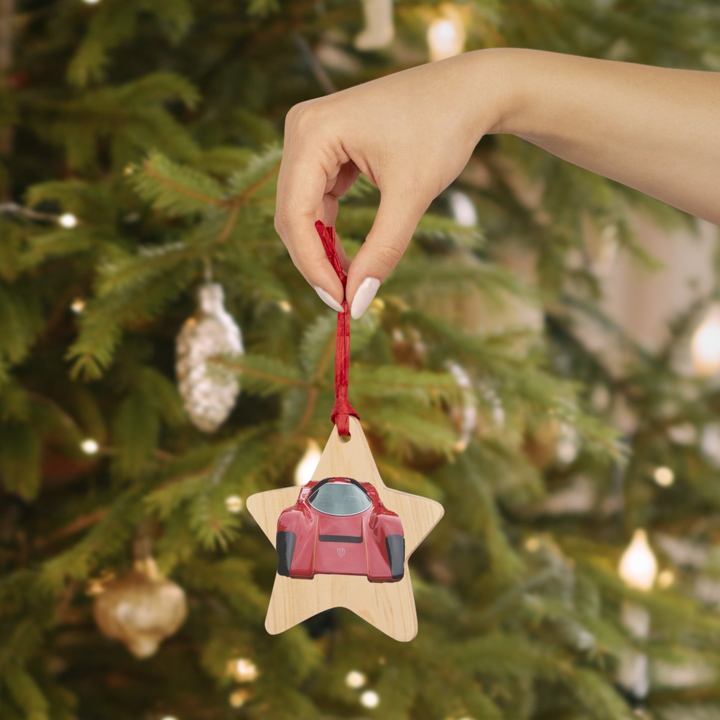 Coyote X Wooden Ornaments