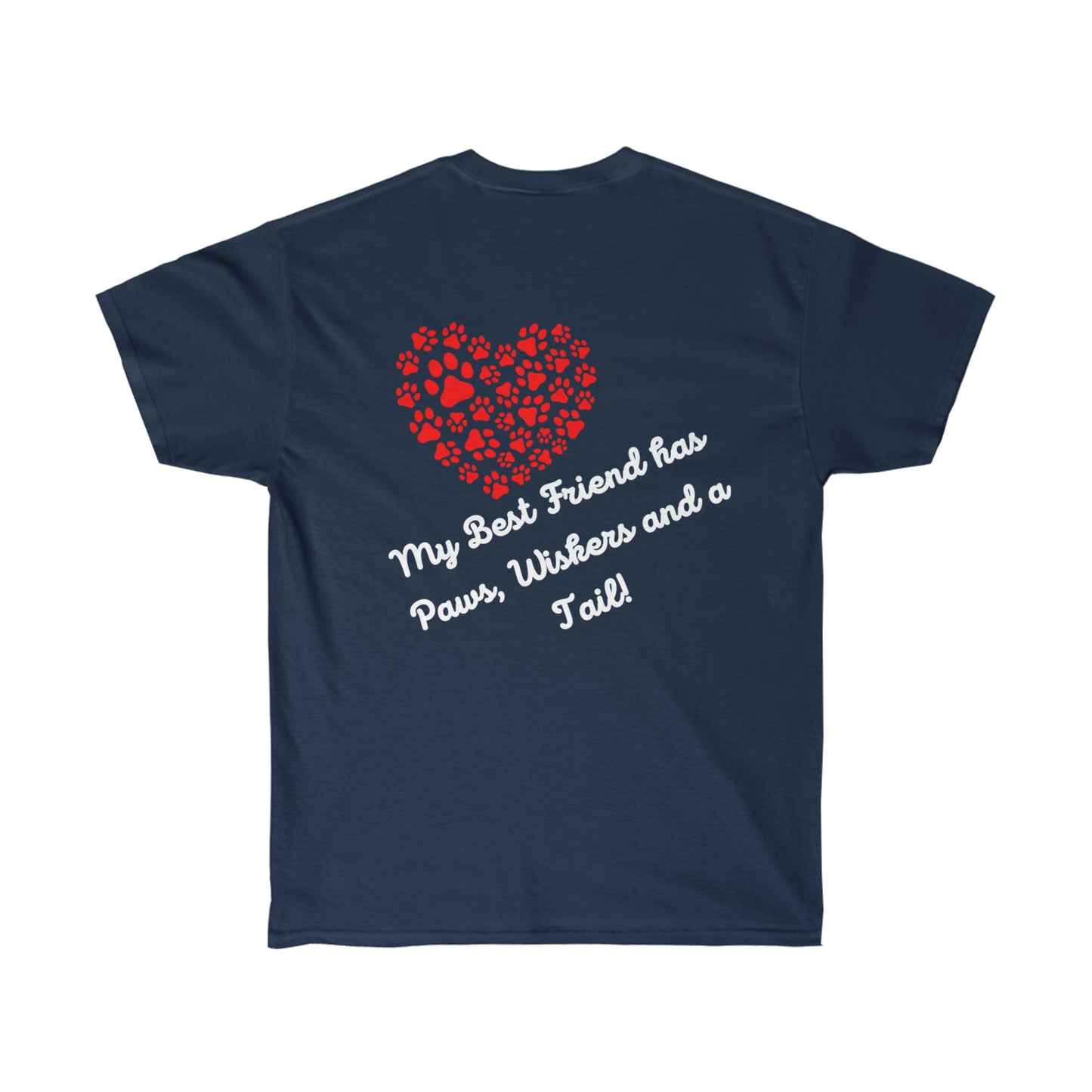 Paw Prints on my Heart Best Friend Cotton Tee