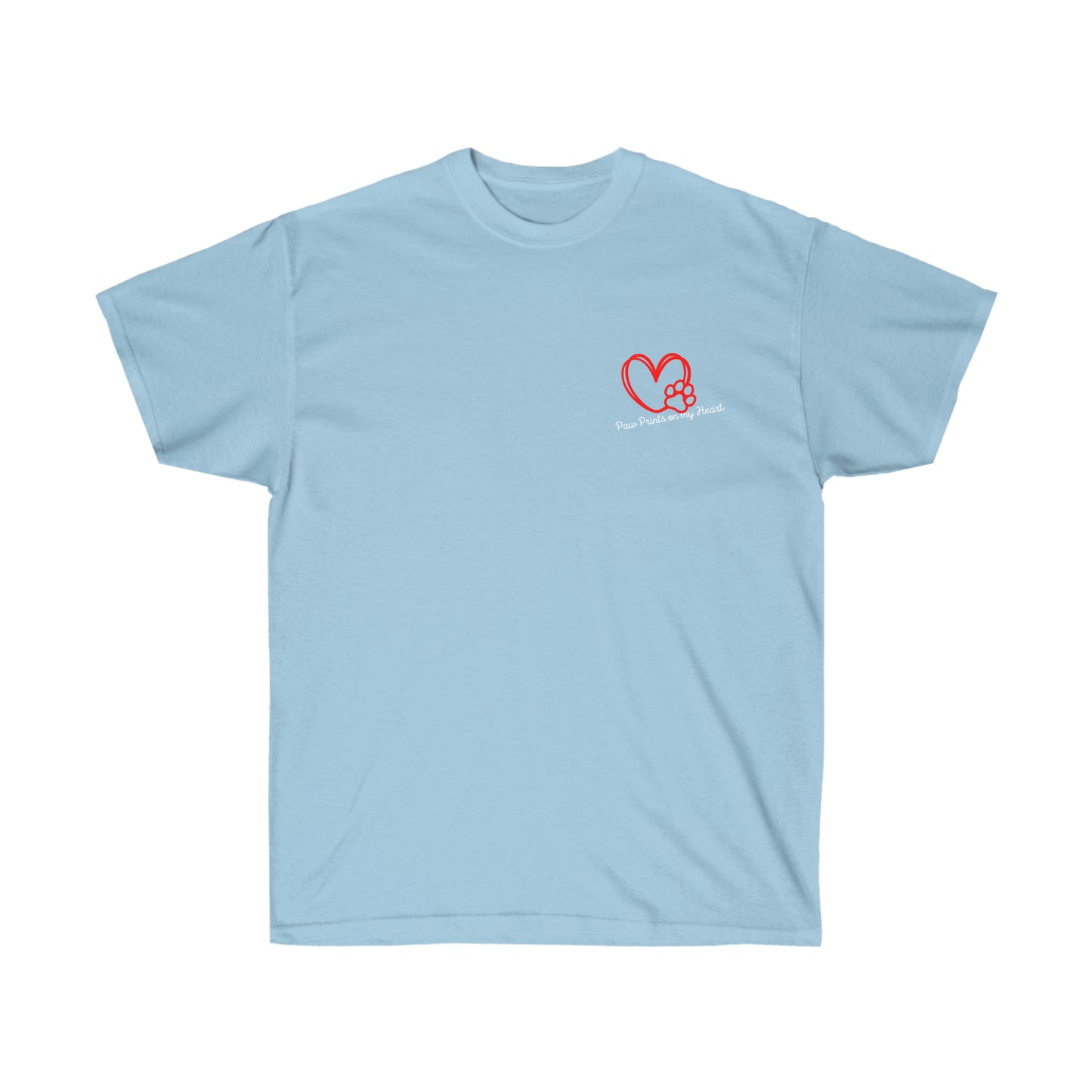 Paw Prints on my Heart Best Friend Cotton Tee