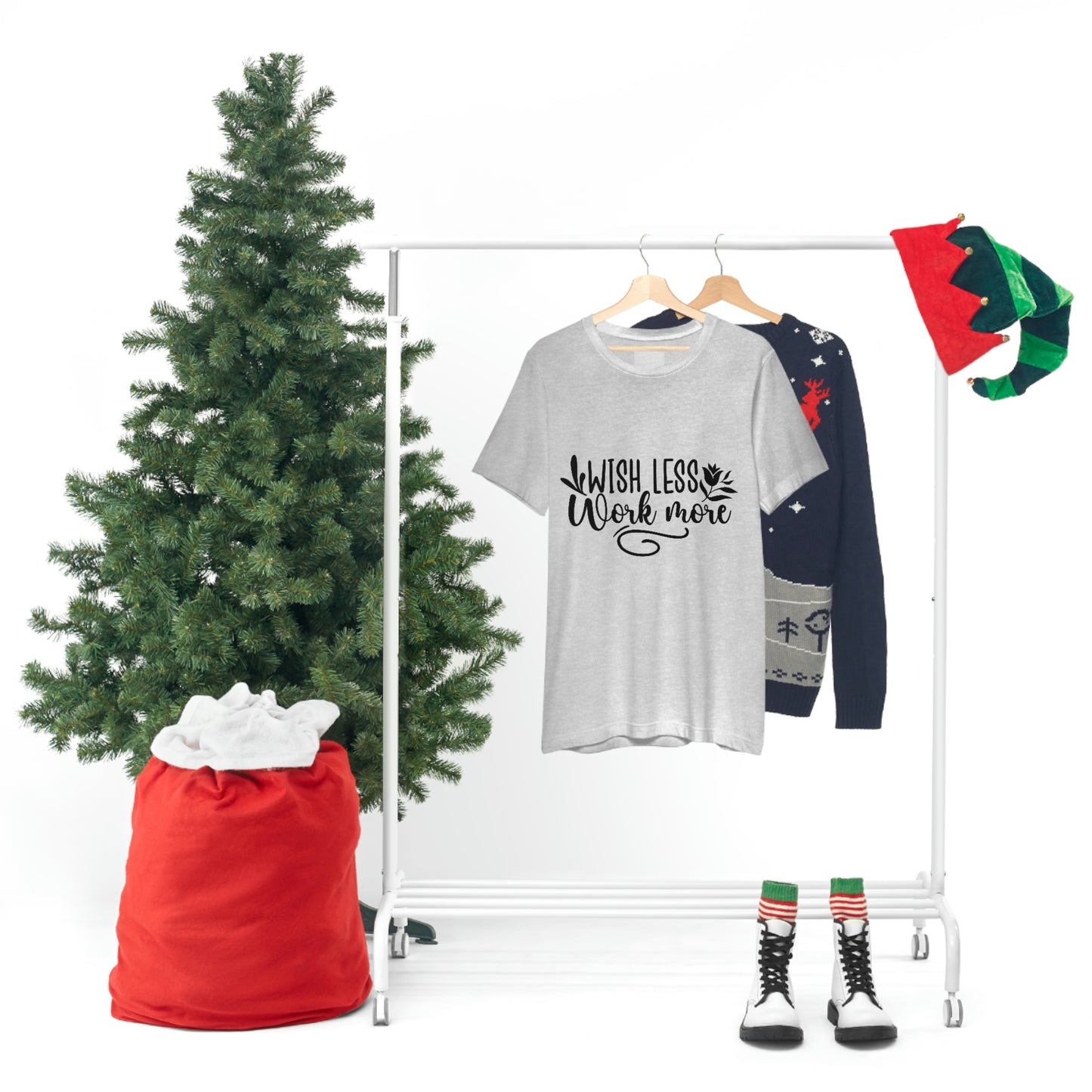 Wish More, Work Less Short Sleeve Tee