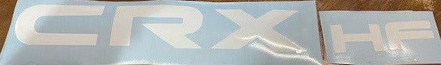 CRX HF Replica Tailight and Window Decal- White