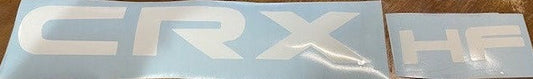 CRX HF Replica Tailight and Window Decal- White