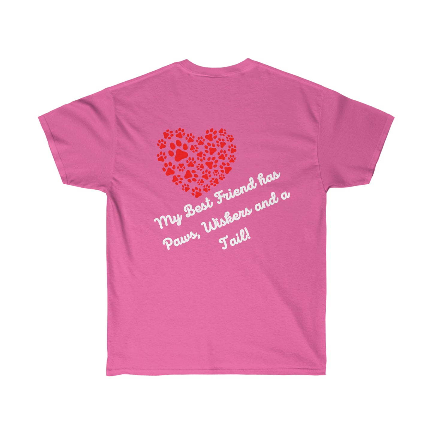 Paw Prints on my Heart Best Friend Cotton Tee