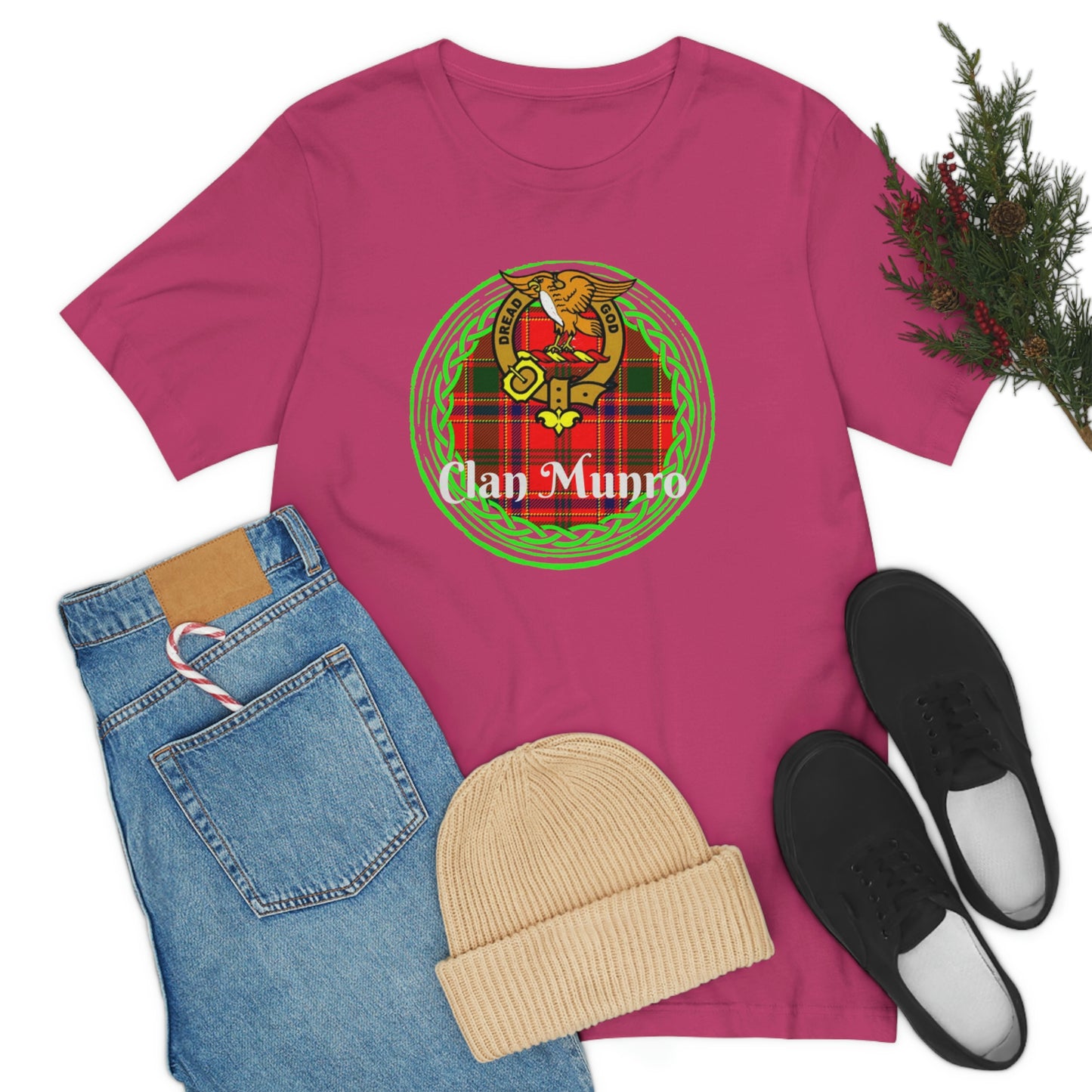 Clan Munro Celtic Unisex Jersey Short Sleeve Tee