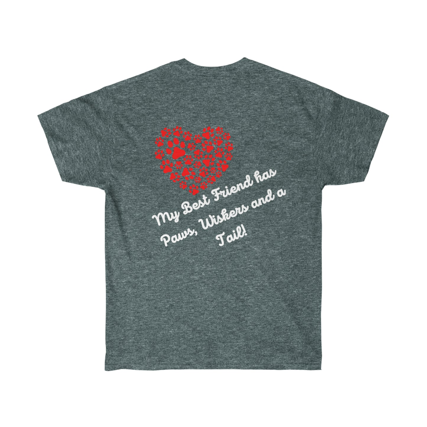 Paw Prints on my Heart Best Friend Cotton Tee