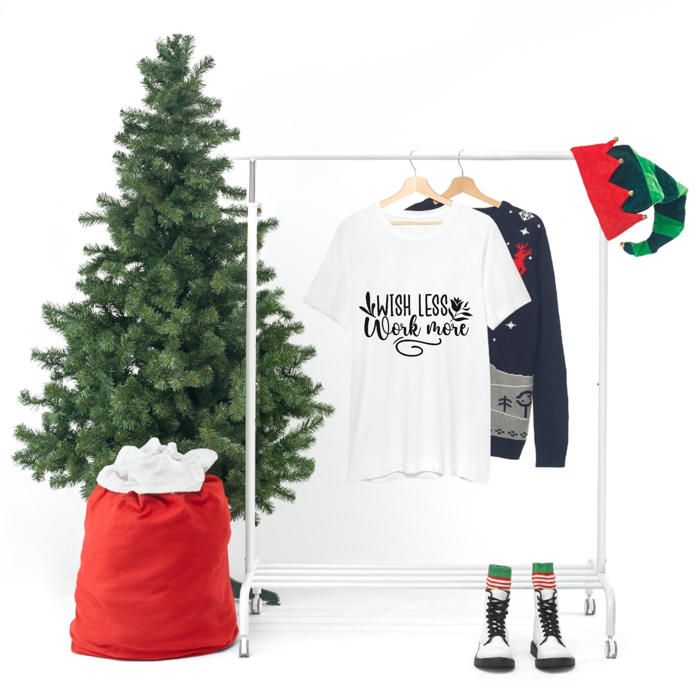 Wish More, Work Less Short Sleeve Tee