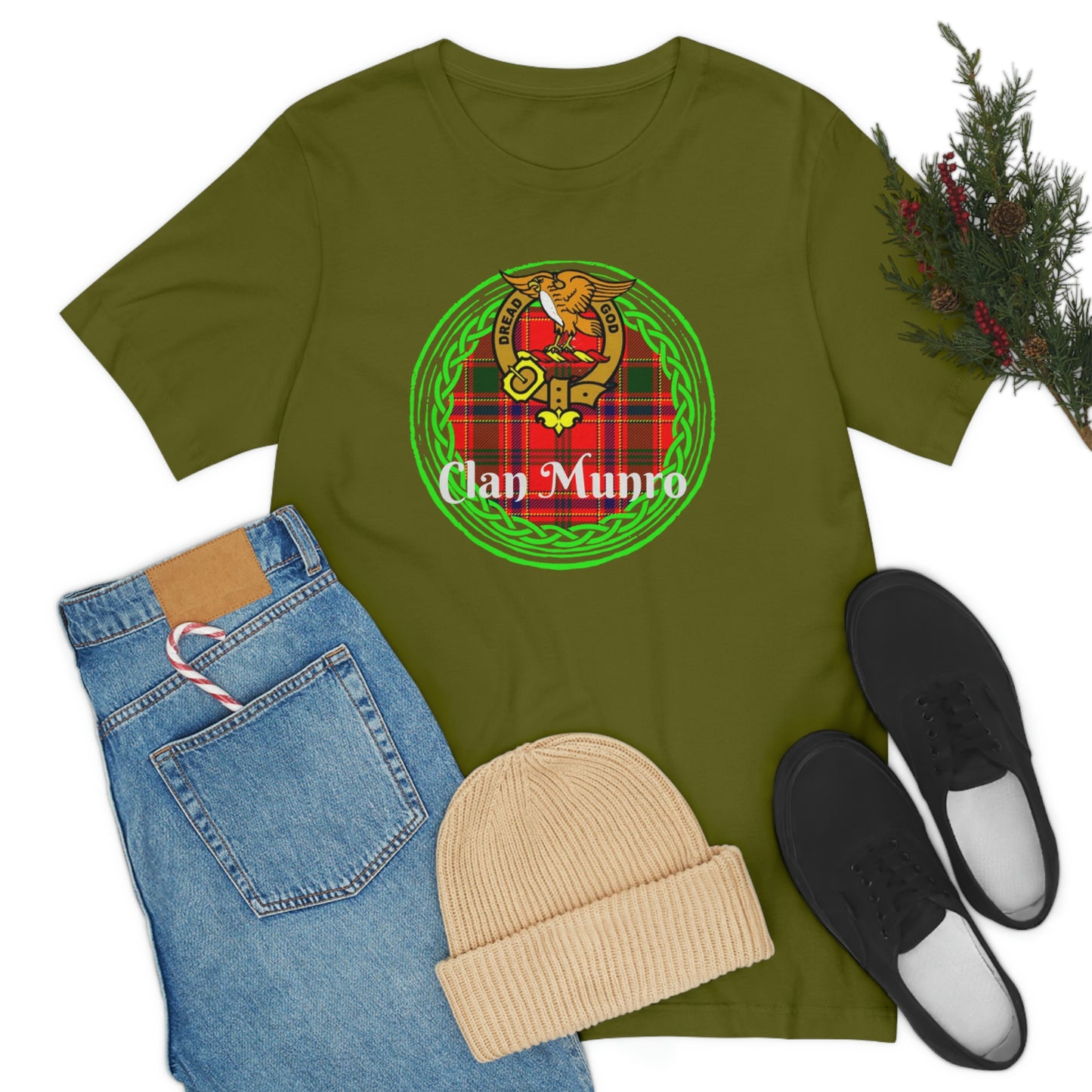 Clan Munro Celtic Unisex Jersey Short Sleeve Tee