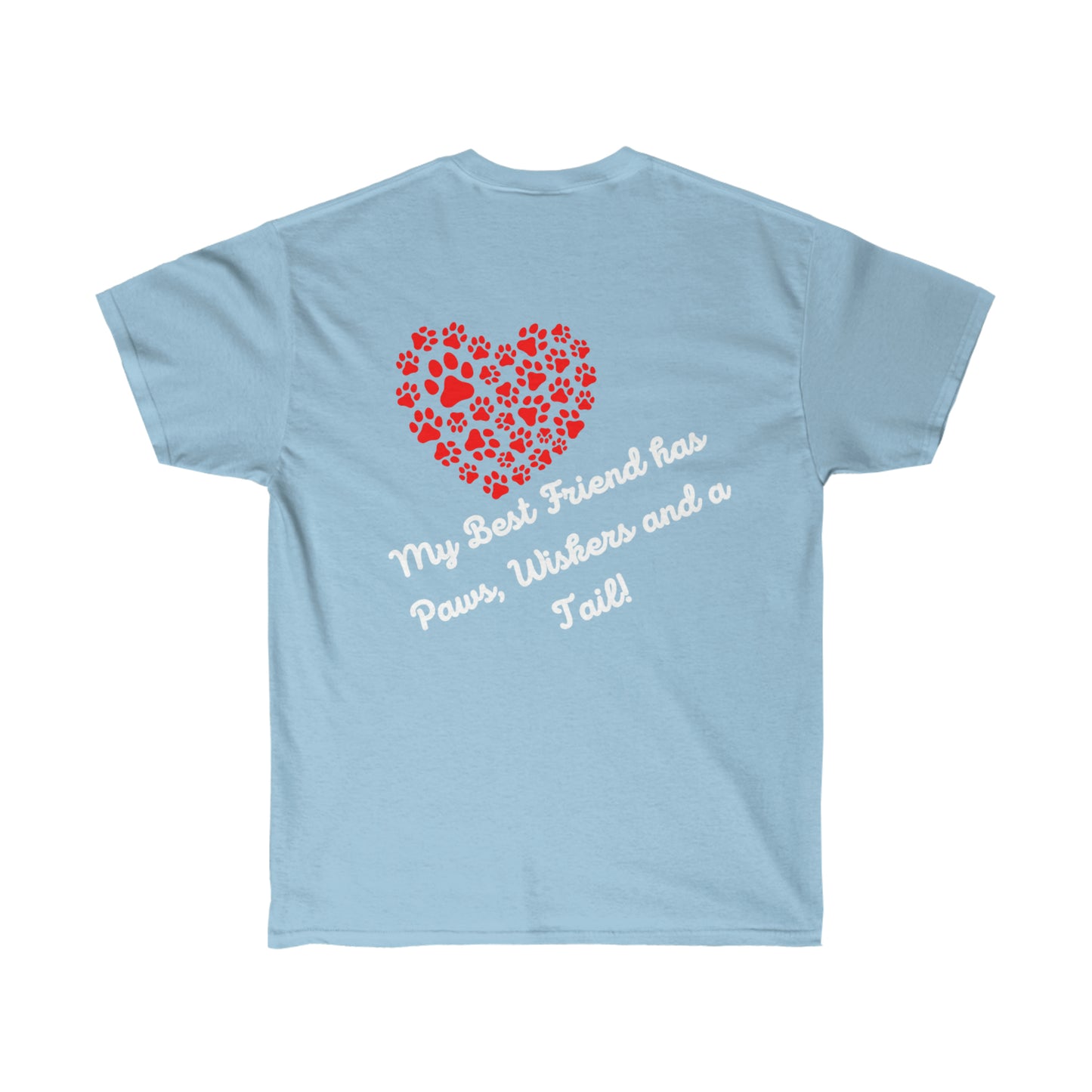 Paw Prints on my Heart Best Friend Cotton Tee