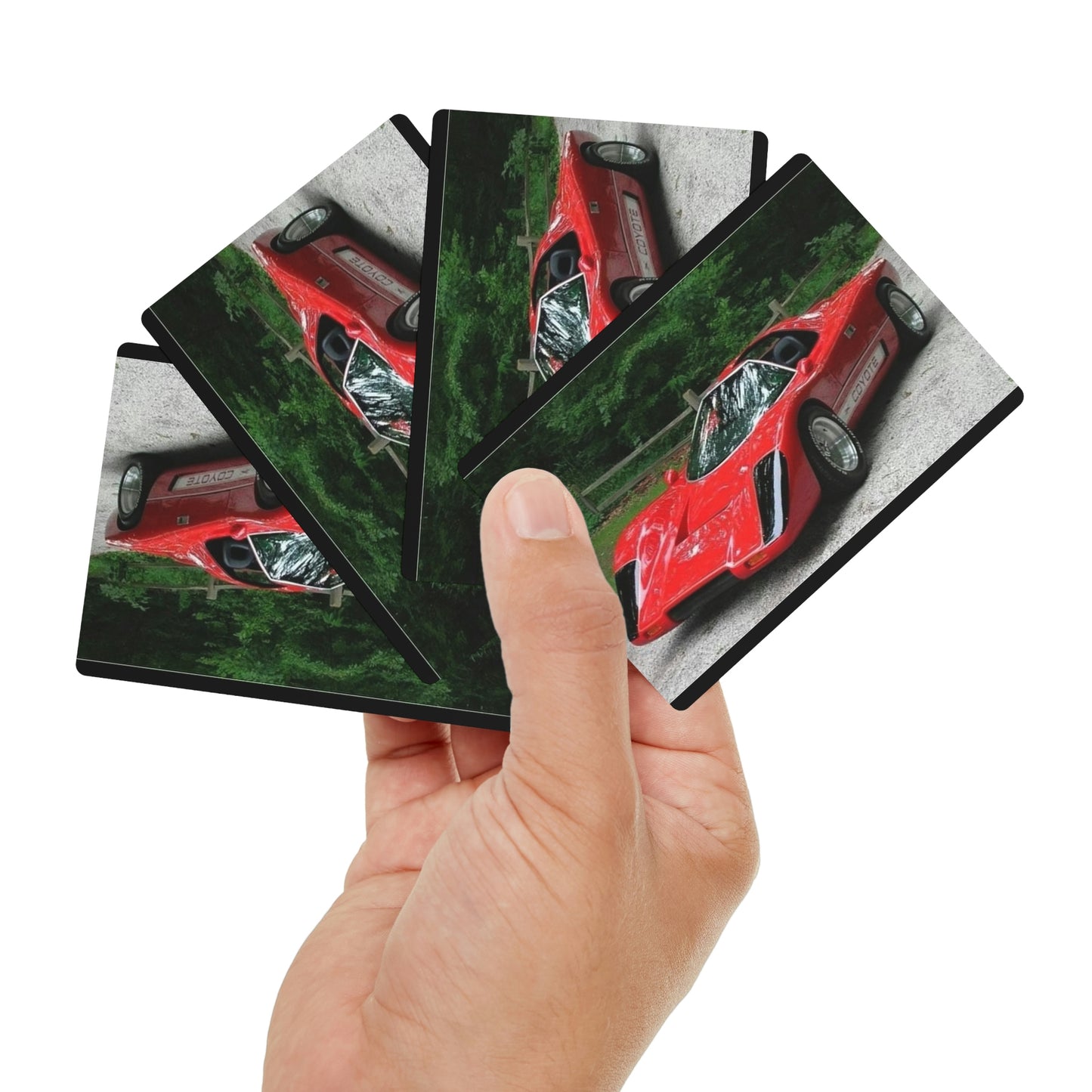 Coyote Car Poker Cards