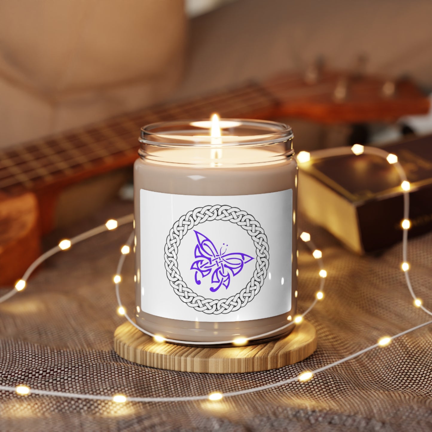 Celtic Butterfly Scented Soy Candle, 9oz