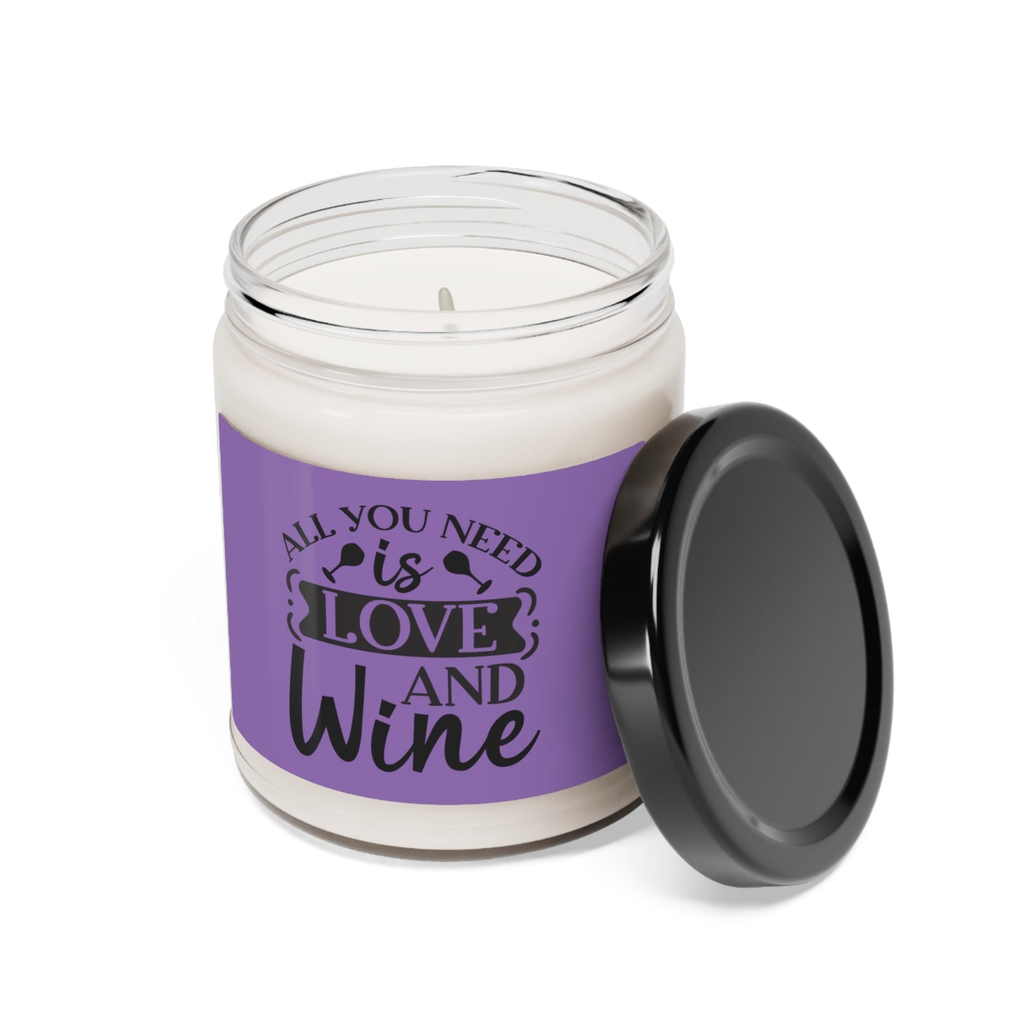All you need is Love and Wine Scented Soy Candle, 9oz