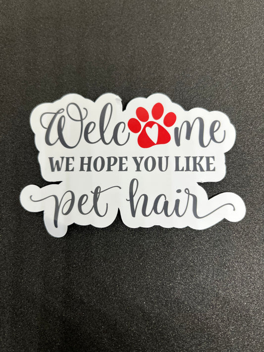 Welcome we hope you like pet hair sticker