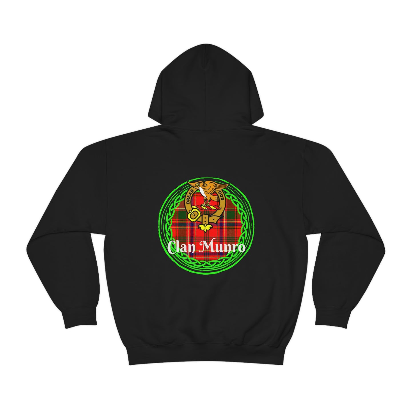 Clan Munro Celtic Hoodie-Unisex Heavy Blend™ Hooded Sweatshirt