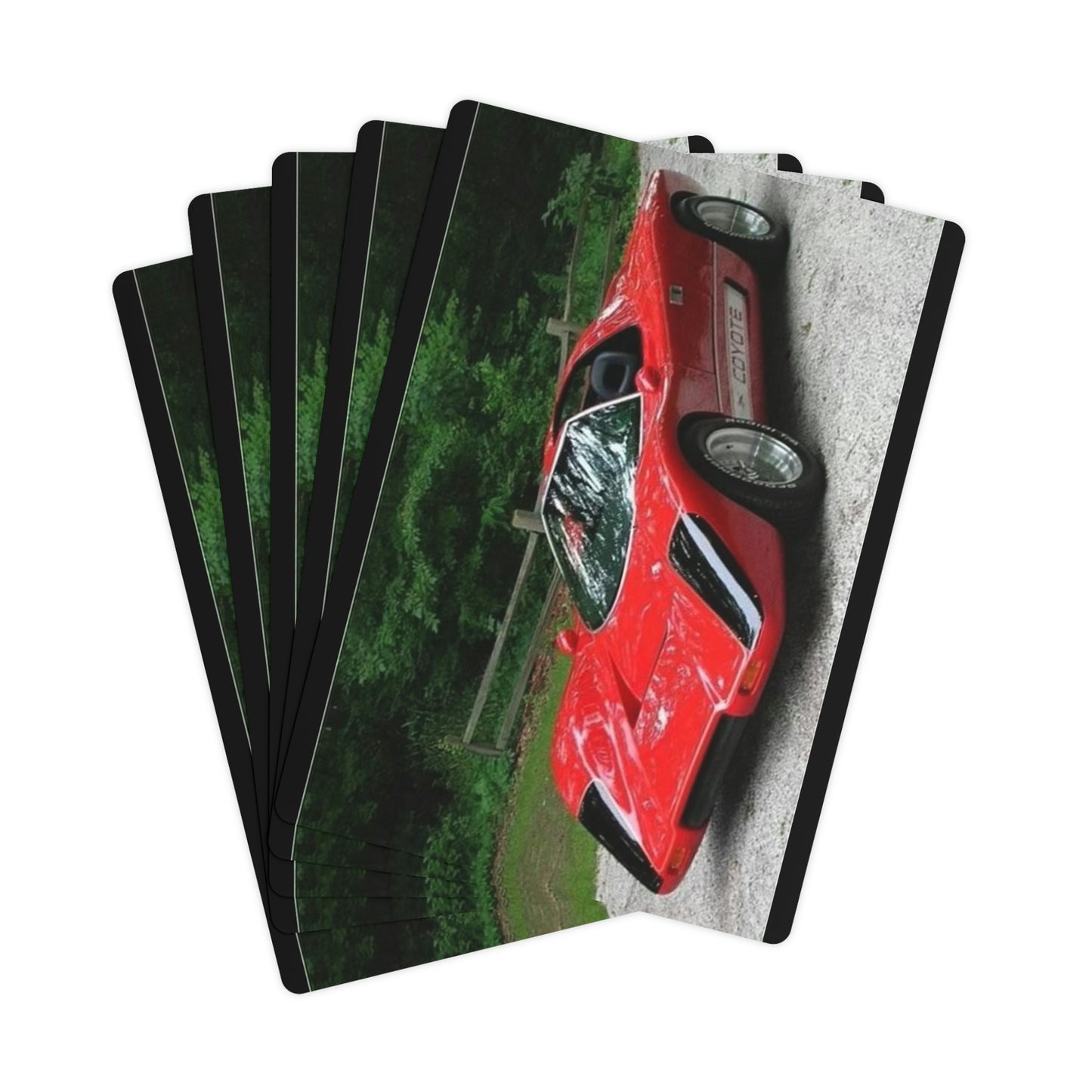 Coyote Car Poker Cards
