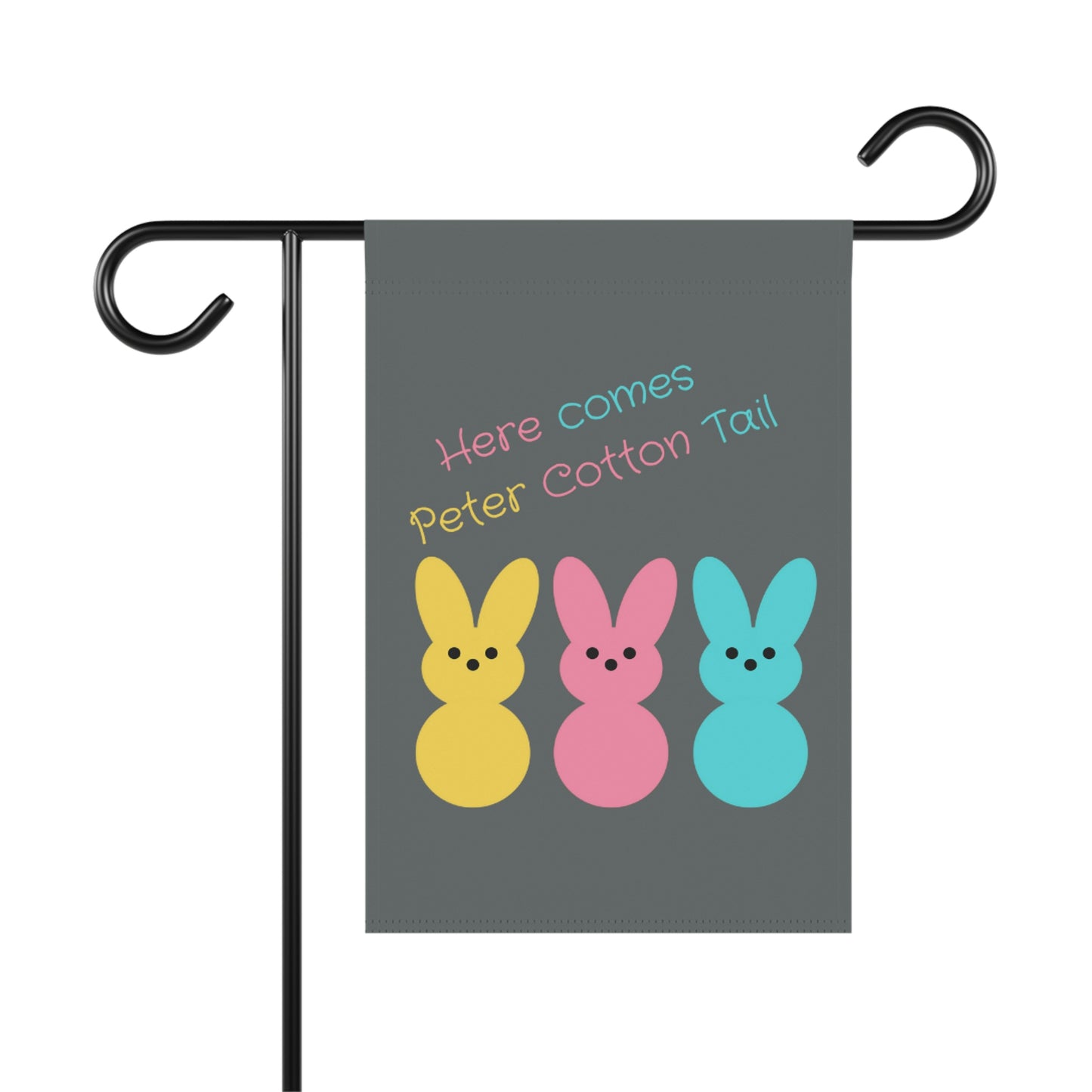 Here Comes Peter Cotton Tail Garden & House Banner